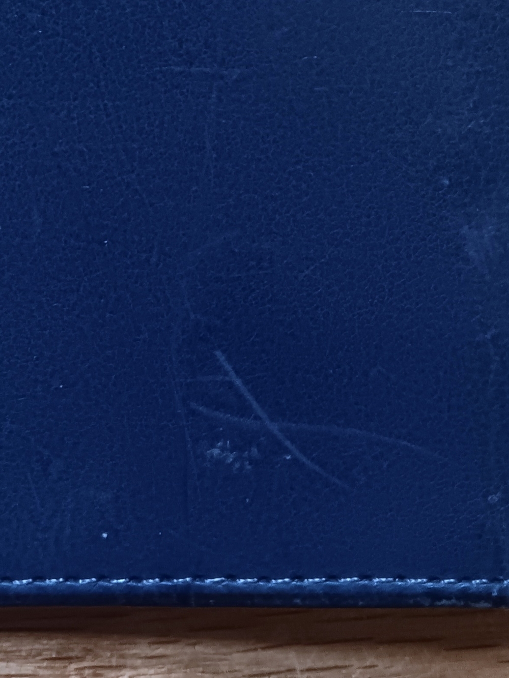 Vintage Coach Men's Navy Blue Slim Genuine Leather Billfold Wallet - Picture 5 of 5